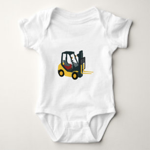 Gabelstapler Baby Strampler
