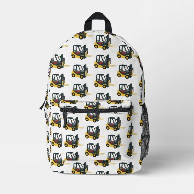 Gabelstapler Bedruckter Rucksack (Vorderseite)