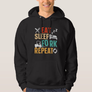 Gabelstapler-Betreiber fressen Sleep-Gabelstapler Hoodie