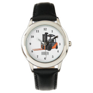 Gabelstapler-Cartoon Armbanduhr