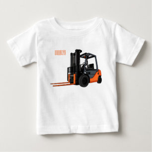 Gabelstapler-Cartoon Baby T-shirt