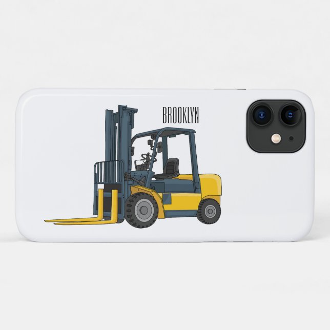 Gabelstapler-Cartoon Case-Mate iPhone Hülle (Rückseite (Horizontal))