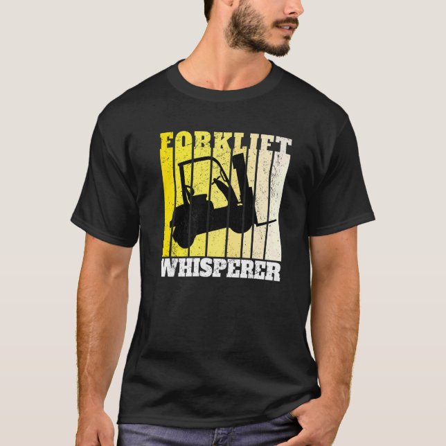 Gabelstapler-Flüsterer Lager Gabelstaplerfahrer   T-Shirt (Vorderseite)