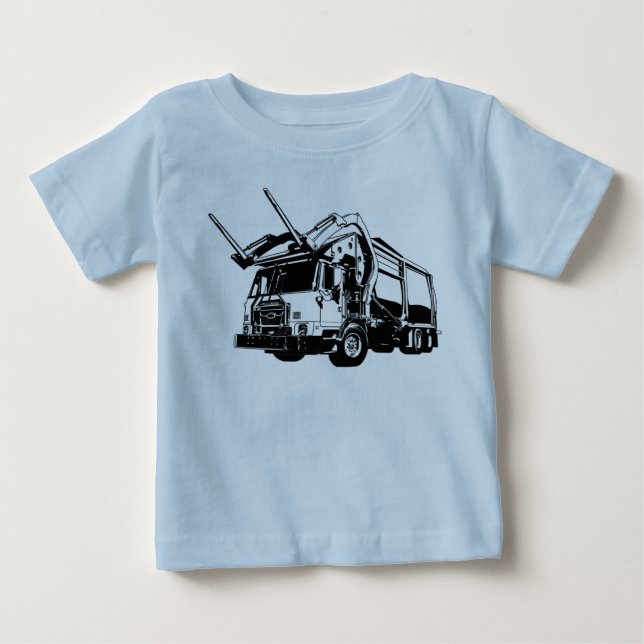 Gabelstapler für den Frontloading Baby T-shirt (Vorderseite)