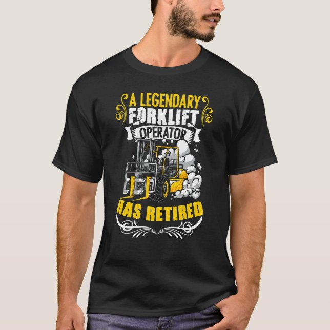 Gabelstapler-Gabelstapler-Gabelstapler T-Shirt (Vorderseite)