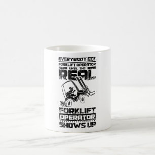 Gabelstapler Kaffeetasse