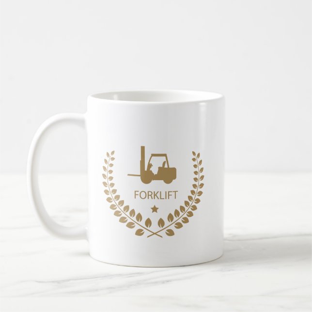 Gabelstapler Kaffeetasse (Links)