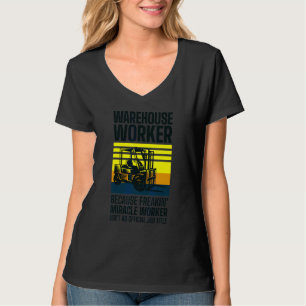 Gabelstapler-Logistiker-Lager T-Shirt