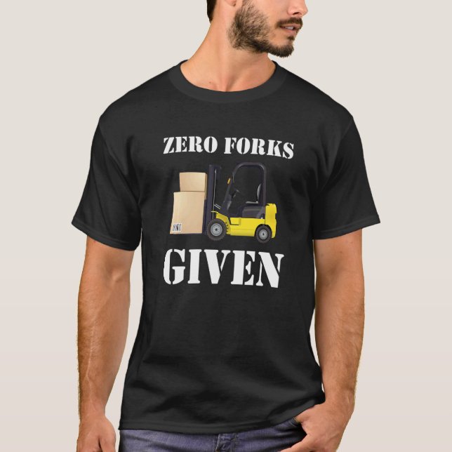 Gabelstapler ohne Gabeln T-Shirt (Vorderseite)