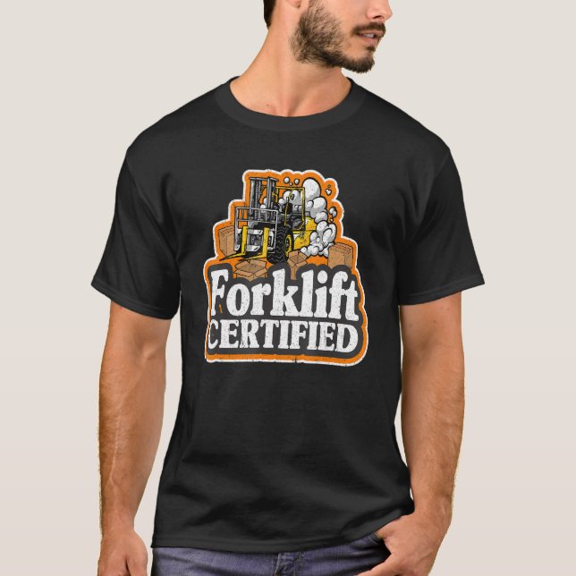 Gabelstapler T-Shirt (Vorderseite)