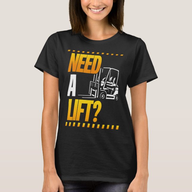 Gabelstapler T-Shirt (Vorderseite)