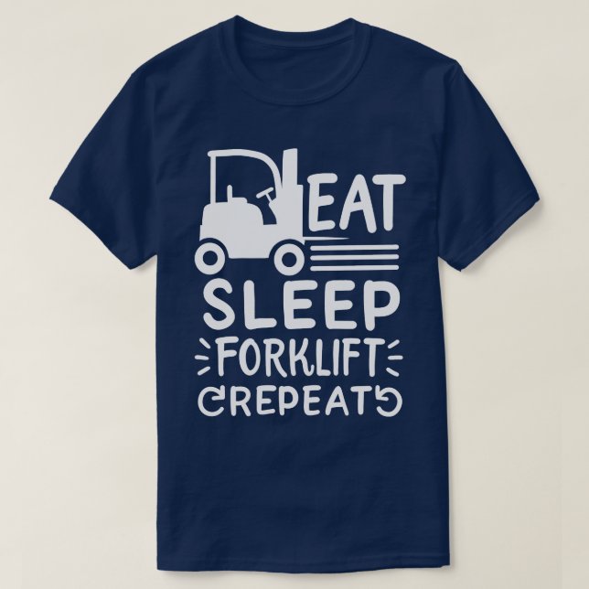 Gabelstapler-Treiber 2 T-Shirt (Design vorne)