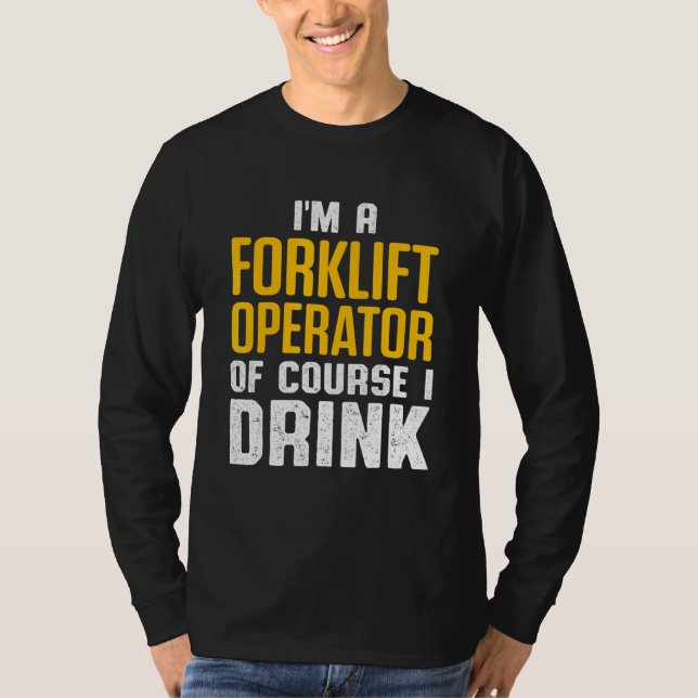 Gabelstapler-Treiber 4 T-Shirt (Vorderseite)