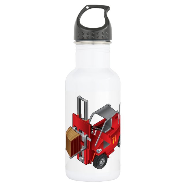 Gabelstapler Trinkflasche (Vorderseite)