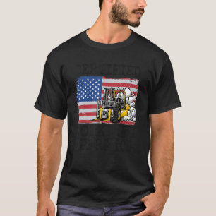 Gabelstapler-zertifizierter Gabelstapler T-Shirt