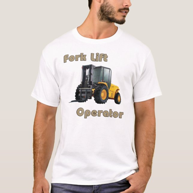 Gabelstaplerbetreiber T-Shirt (Vorderseite)