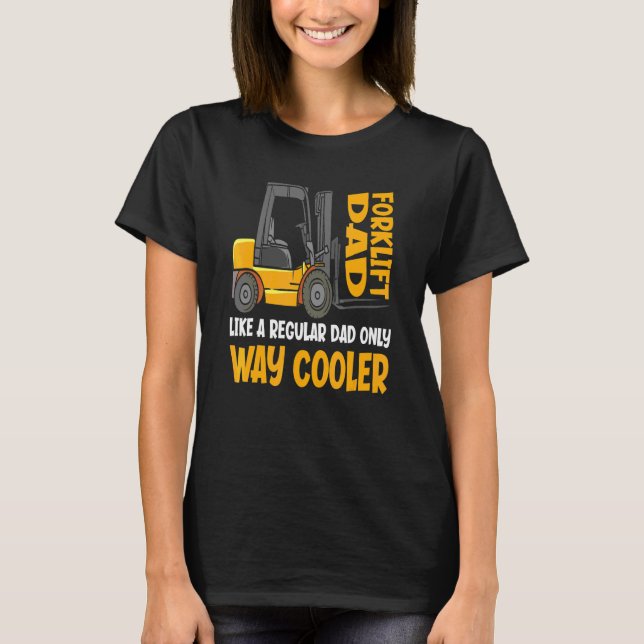 Gabelstaplerfahrer Lager Gabelstapler Vater T-Shirt (Vorderseite)