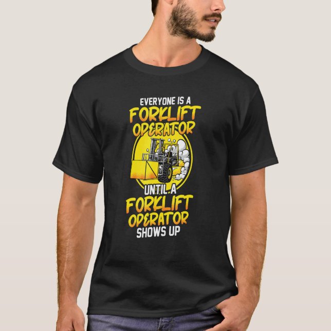 Gabelstaplerfahrer T-Shirt (Vorderseite)