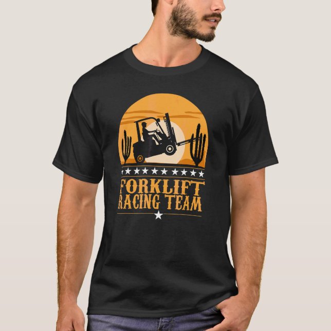 Gabelstaplerfahrer T-Shirt (Vorderseite)