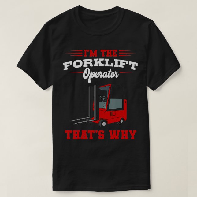 Gabelstaplerfahrerhandschuh Tru T-Shirt (Design vorne)