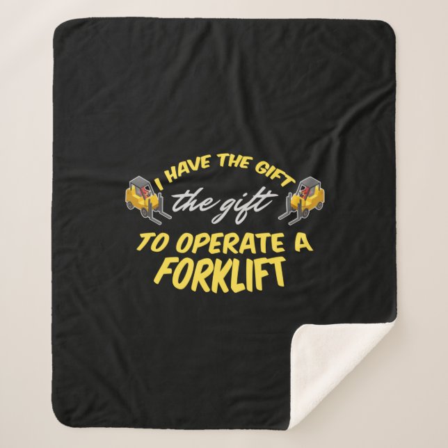 Gabelstaplergeschenk Sherpadecke (Vorderseite)