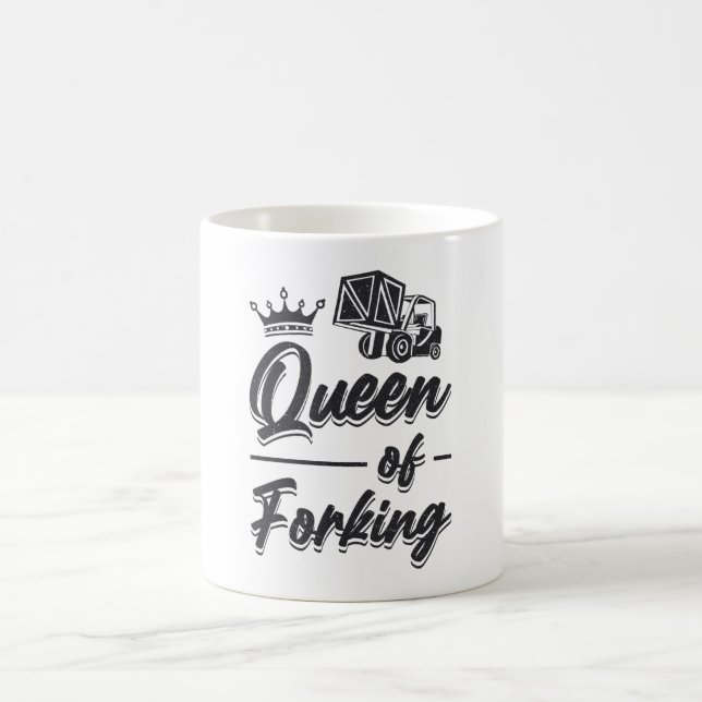 Gabelstaplerkönigin Kaffeetasse (Mittel)