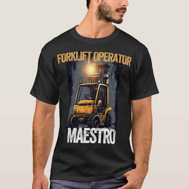 Gabelstaplerzertifiziertes Shirt (Vorderseite)