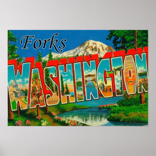 Gabelung, Washington - Große Briefszenen Poster (Vorne)