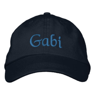 Gabi Personalisiert bestickte Baseball Cap Blue Kappe