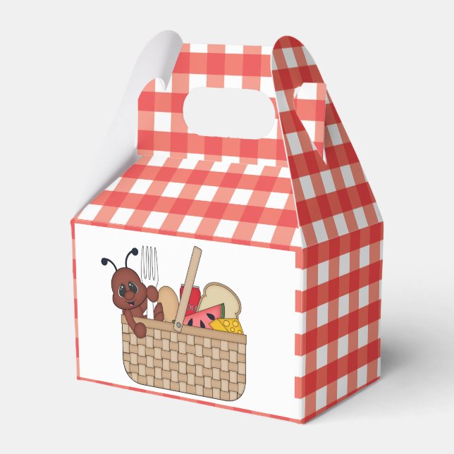 Gable Box Gefälligkeitsbox für Spaß Picnic Geschenkschachtel (Vorderseite)