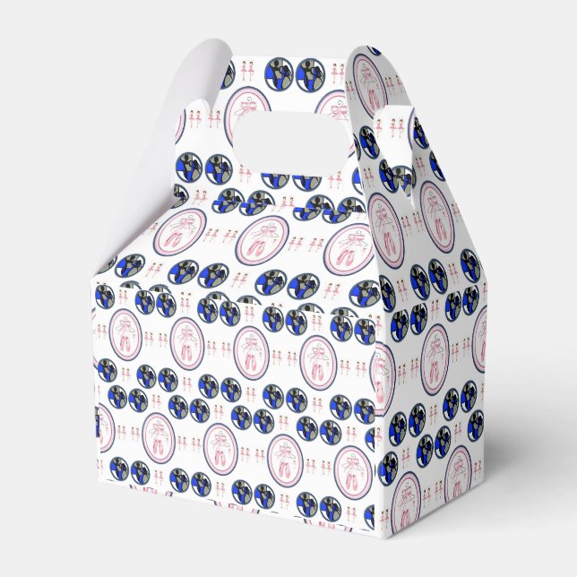 Gable Favor Box Dance Geschenkschachtel (Vorderseite)