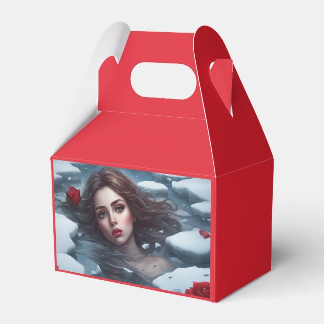Gable Favor Box Geschenkschachtel (Vorderseite)