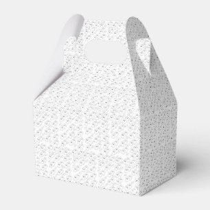 Gable Favor Box Geschenkschachtel
