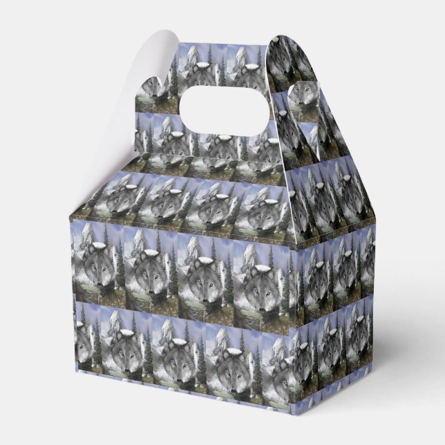 Gable Favor Box Geschenkschachtel (Vorderseite)