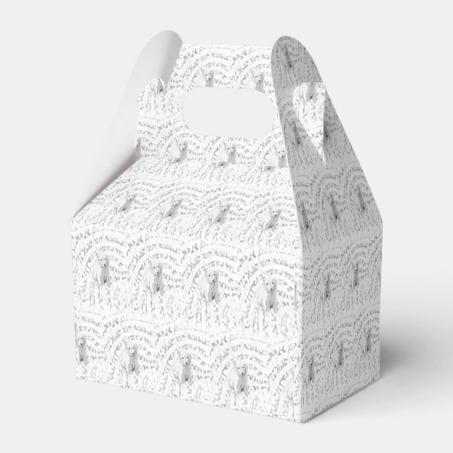 Gable Favor Box Geschenkschachtel (Vorderseite)