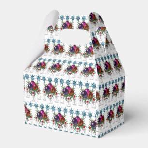 Gable Favor Box Snowman Geschenkschachtel