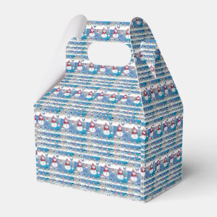 Gable Favor Box Snowman Geschenkschachtel