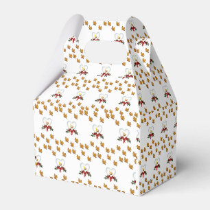 Gable Favor Box Weihnachten Geschenkschachtel