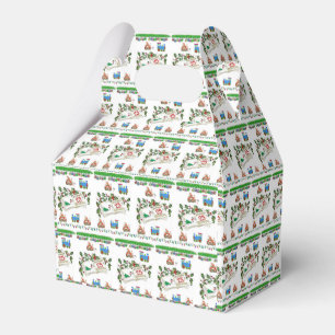 Gable Favor Box Weihnachten Geschenkschachtel