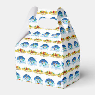 Gable Favor Box Weihnachten Geschenkschachtel