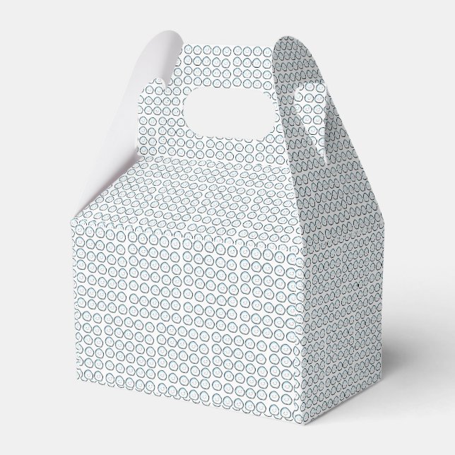 Gable Favor Box Weihnachten Geschenkschachtel (Vorderseite)