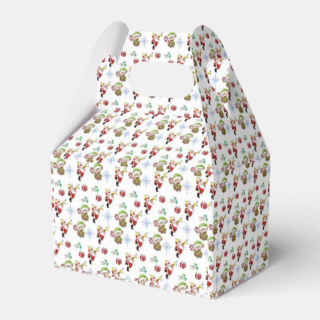 Gable Favor Box Weihnachten Geschenkschachtel (Vorderseite)