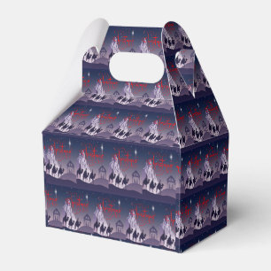 Gable Favor Box Weihnachten Geschenkschachtel
