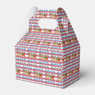 Gable Favor Box Weihnachten Geschenkschachtel