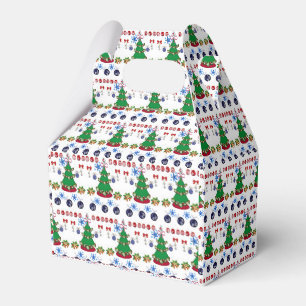 Gable Favor Box Weihnachten Geschenkschachtel
