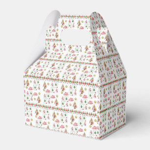Gable Favor Box Weihnachten Geschenkschachtel