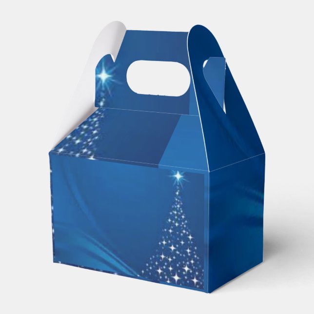 Gable Favor Box Weihnachten Geschenkschachtel (Vorderseite)