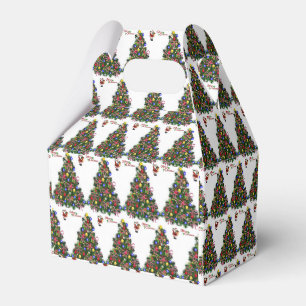 Gable Favor Box Weihnachten Geschenkschachtel