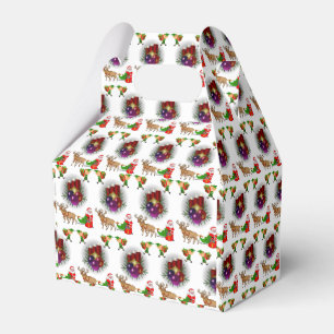 Gable Favor Box Weihnachten Geschenkschachtel