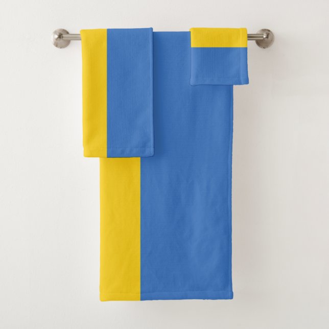 Gabon Flag Badhandtuch Set (Insitu)
